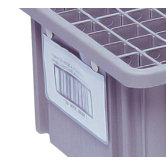 Dividable Grid Storage Container Label Holder (2" L x 8" W)