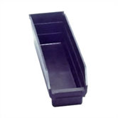 Recycled Shelf Bin (4" H x 4 1/8" W x 17 7/8" D)