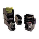 Conductive Stack and Lock Bin (4 7/8" H x 4 5/8" W x 14" D)
