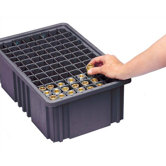 Conductive Dividable Grid Storage Container Long Dividers for DG91050CO