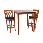 Cathedral 3 Piece Pub Set in Espresso Cherry