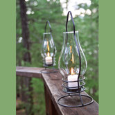 Iron Table Lantern in Black