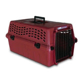Deluxe Vari-Kennel Jr Medium Pet Carrier in Pomegranate