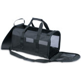 Soft Sided Kennel Cab Pet Carrier in Black