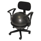 Low-Back Deluxe Ball Chair