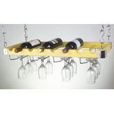 8 Bottle Wall Mounted Wine Rack