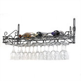 8 Bottle Wall Mounted Wine Rack