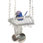 Square Stainless Steel Hanging Pot Rack