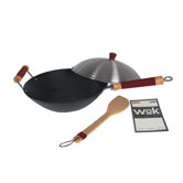 14" Professional Non-Stick 4-Piece Wok Set