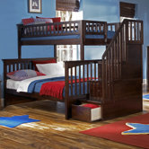Columbia Staircase Bunk Bed with Storage