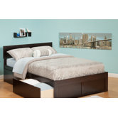 Urban Lifestyle Orlando Bed with Bed Drawers Set