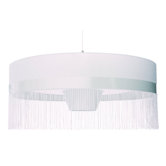 Fringe Pendant in White