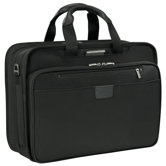@Work 17" Executive Expandable Briefcase in Black