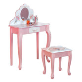 Bouquet Vanity Table and Stool