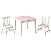 Bouquet Kids' 3 Piece Table and Chair Set