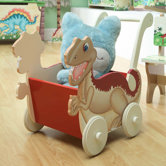 Dinosaur Kingdom Children's Wheels Push Cart