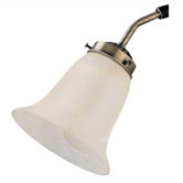 Ceiling Fan Glass Shade in Excavated Pearl