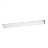 White Fluorescent Wall Light in Chrome - Energy Star qualified