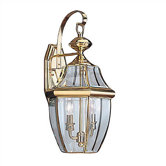 Classic  Outdoor Wall Lantern in Polished Brass