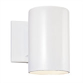 9"  White Outdoor Wall Sconce
