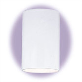 9"  White Outdoor Ceiling Mount