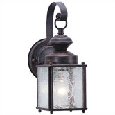 Sheppard  Wall Lantern in Textured Rust Patina