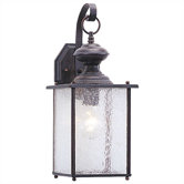 Sheppard  Outdoor Lantern in Textured Rust Patina