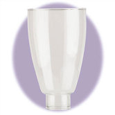 Clear Glass Chandelier Shade