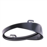 Recessed Lighting Eyelid Trim in Black