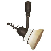 Saratoga  Track Head in Antique Bronze