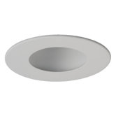 4" Pin Hole Trim with Airtight Gasket in White
