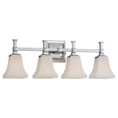 Melody  Vanity Light in Chrome