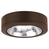 Ambiance Accent  Disk Light with Housing in Antique Bronze