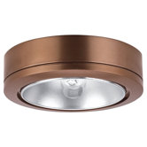 Ambiance Disk Light with Housing in Cinnamon