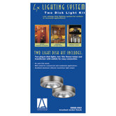 Ambiance Disk Light Kit with Housing in Brushed Nickel