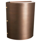 Meridian Orion Wall Light in Weathered Brass
