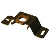 Landscape Mounting Bracket for Surface Mount Light in Brushed Stainless