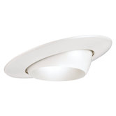 6" Recessed Housing Eyeball Trim in White