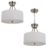 Stirling 2 Light Semi Flush Mount