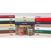 300 Thread Count Egyptian Cotton Solid Pillowcase Set