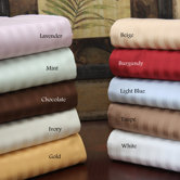 650 Thread Count Olympic Queen Striped Sheet Set
