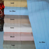 400 Thread Count Supima Cotton Solid Shutter Pleat Sheet Set