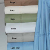 600 Thread Count Cotton Rich Solid Duvet Cover Set