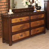 Copper Canyon 6 Drawer Dresser