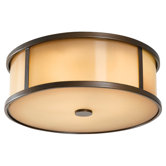 Dakota Three Light Outdoor Flush Mount