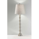 Edessa One Light Buffet Lamp in Polished Nickel