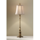 Adrian One Light Buffet Lamp in Aegean Silver