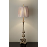 Privet One Light Table Lamp in Stone
