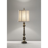 Thomlinson Place One Light Buffet Lamp in Midnight Silver