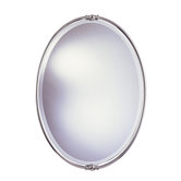 New London Beveled Mirror in Polished Nickel